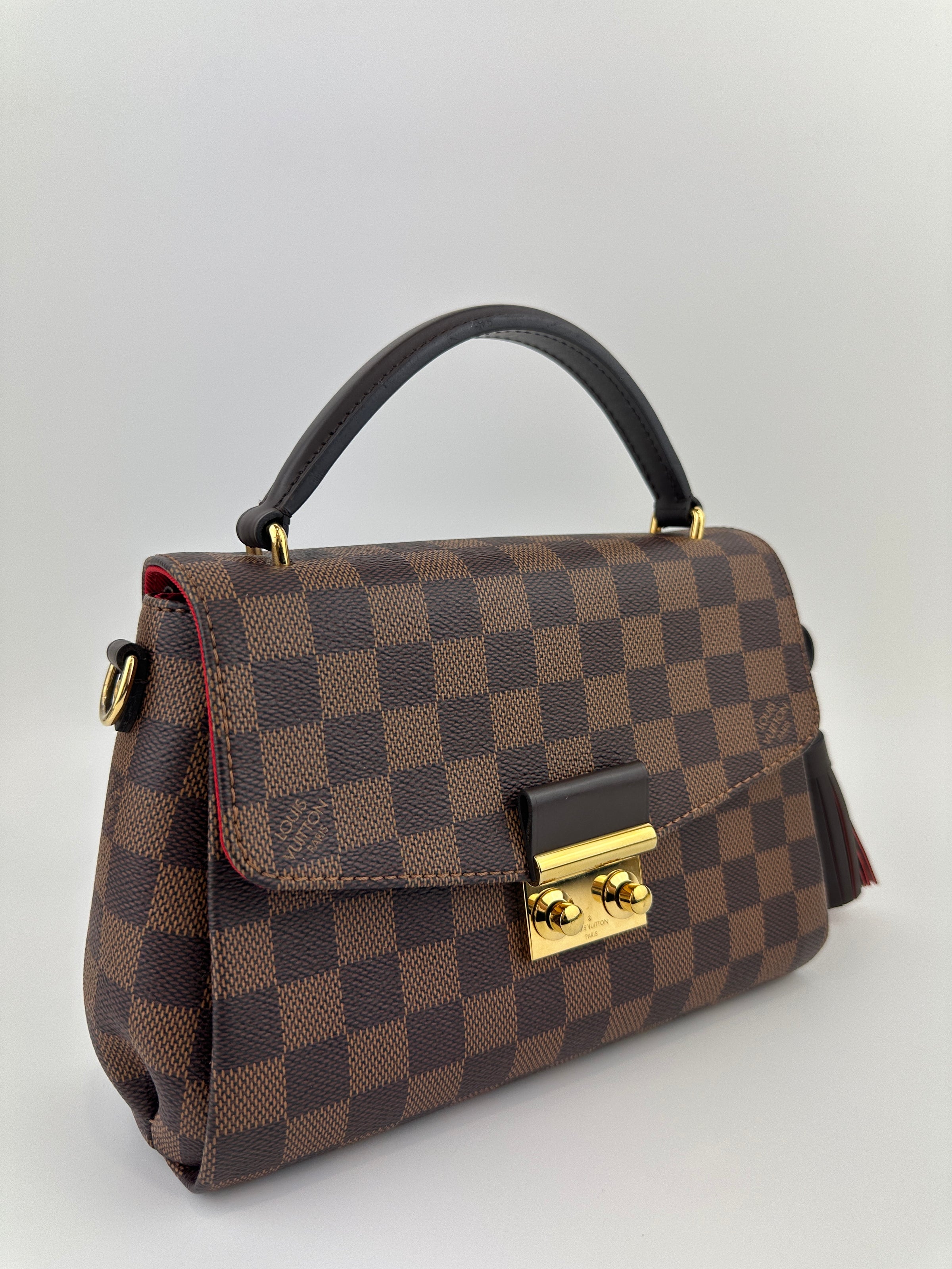 N53000 Croisette Damier Ebene Canvas Bag
