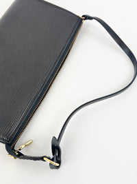 Epi Leather Pochette Accessoires Black