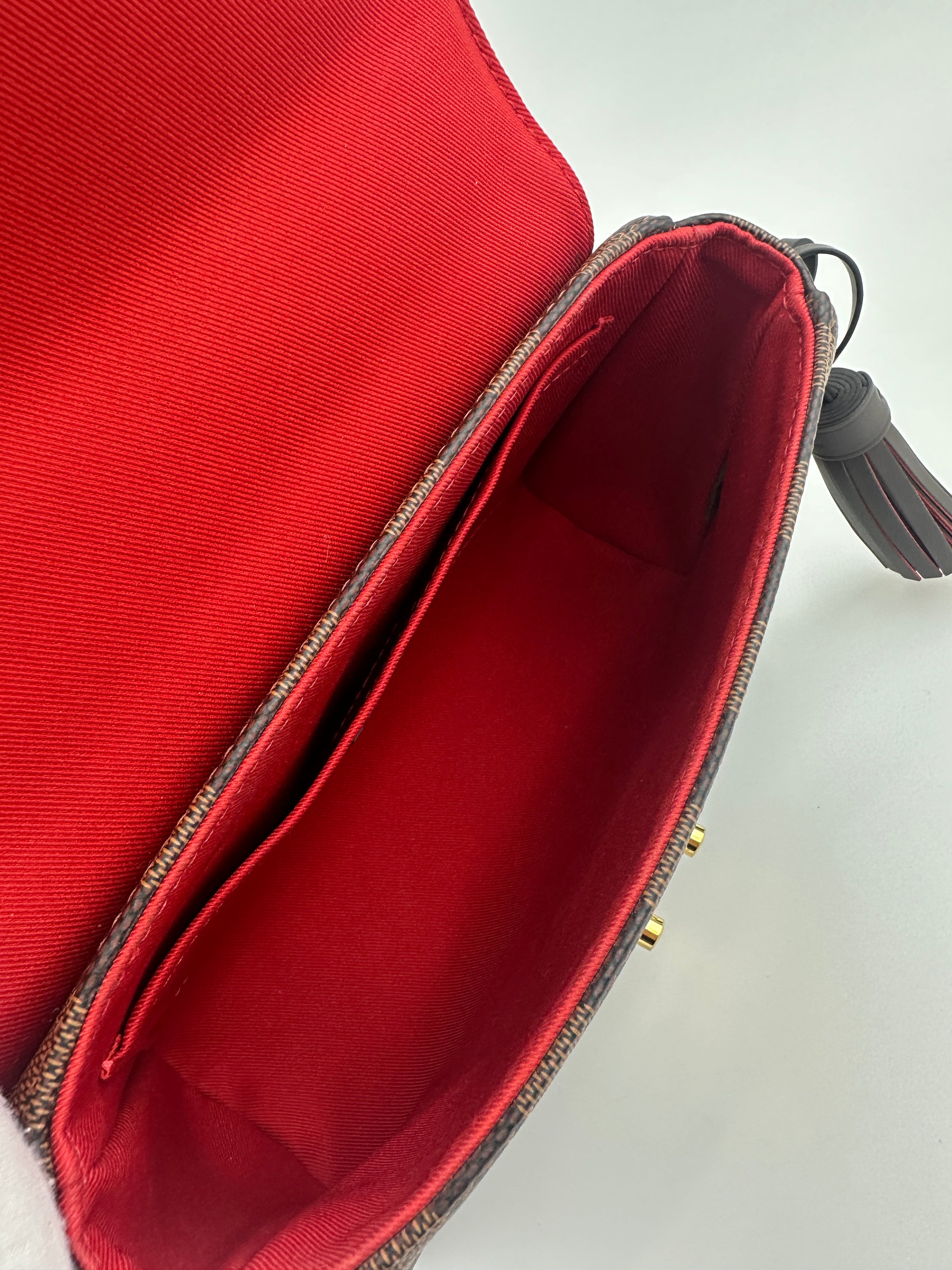 N53000 Croisette Damier Ebene Canvas Bag