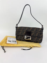 Zucca Tobacco Baguette Shoulder Bag