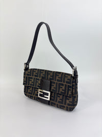 Zucca Tobacco Baguette Shoulder Bag
