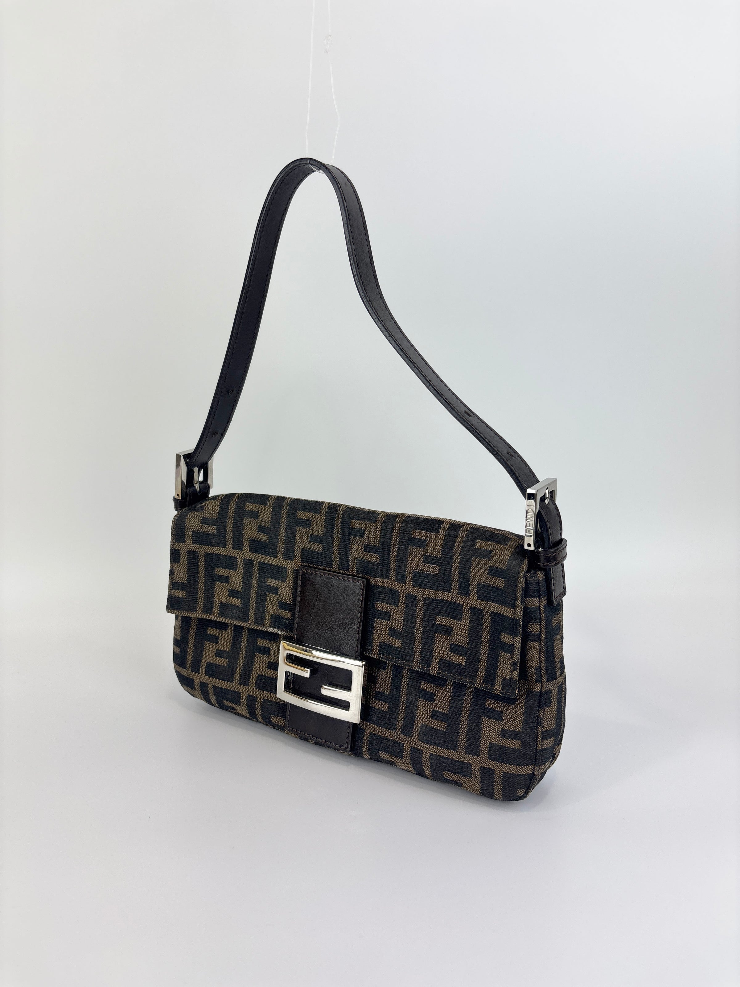 Zucca Tobacco Baguette Shoulder Bag
