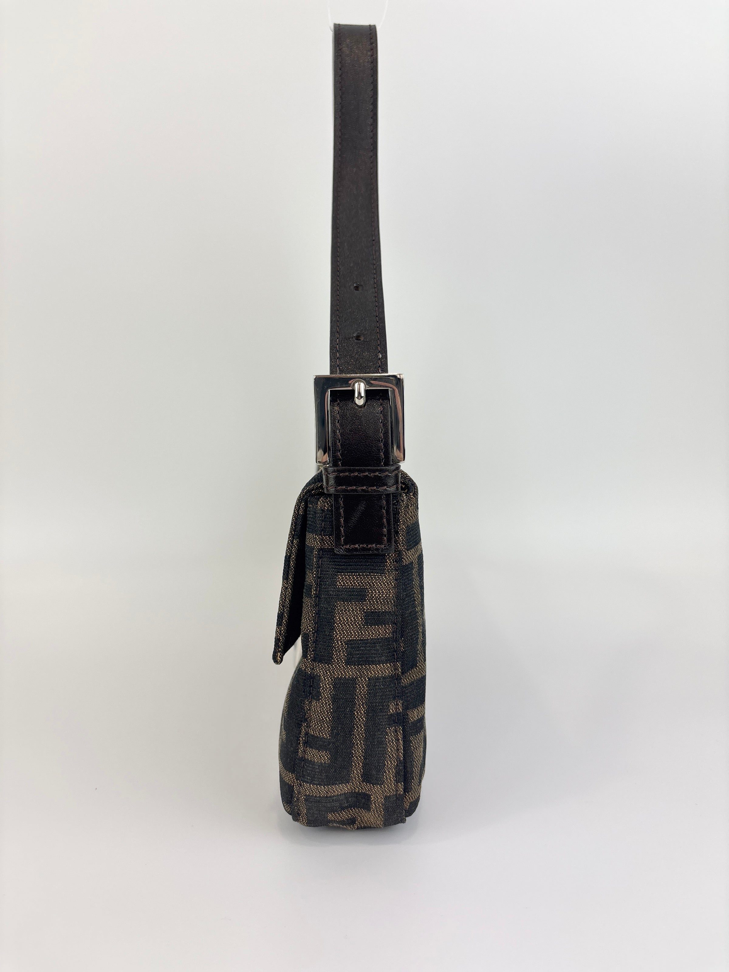 Zucca Tobacco Baguette Shoulder Bag