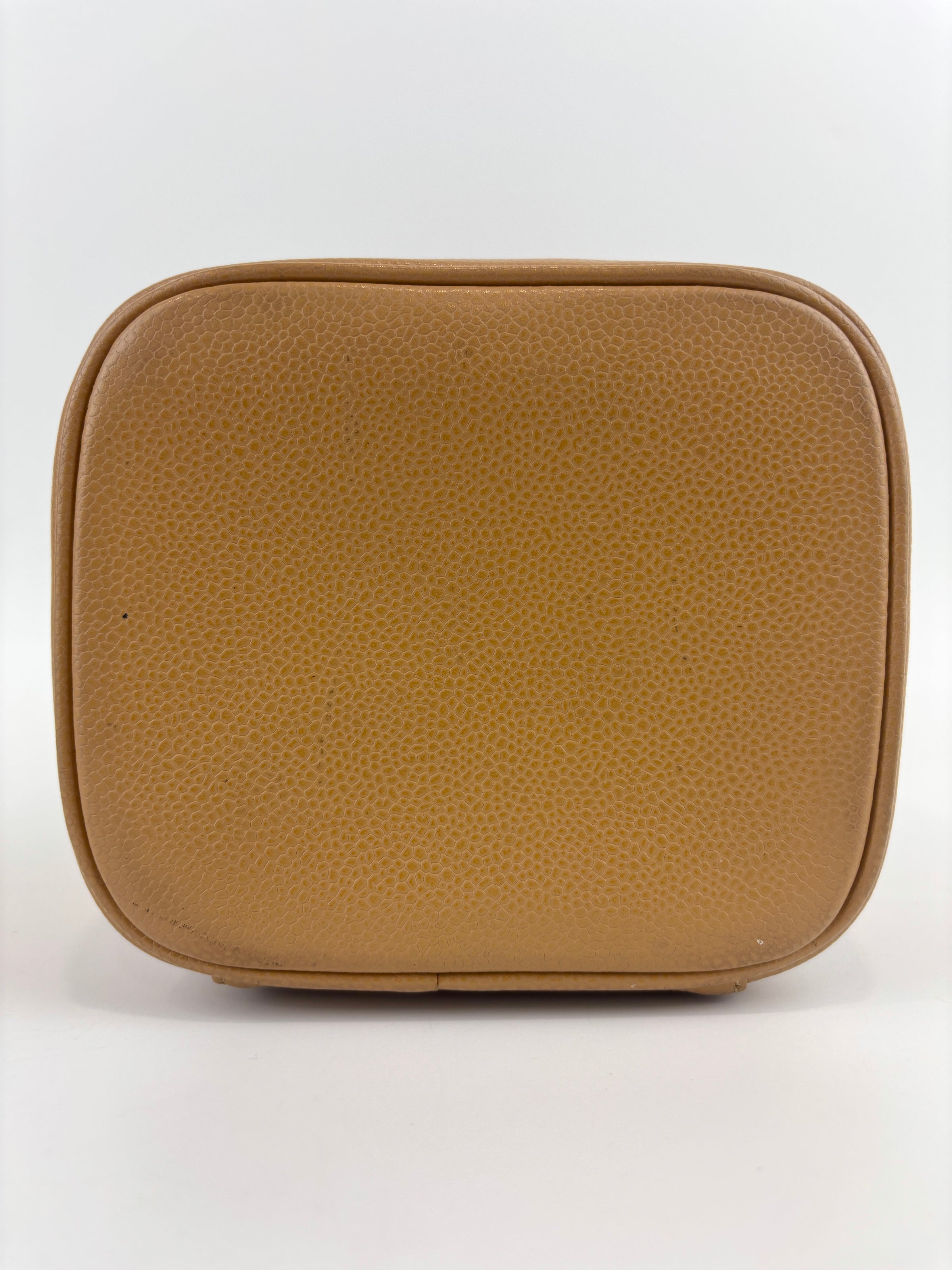 Vintage Vanity Case in Beige GHW - Glampot