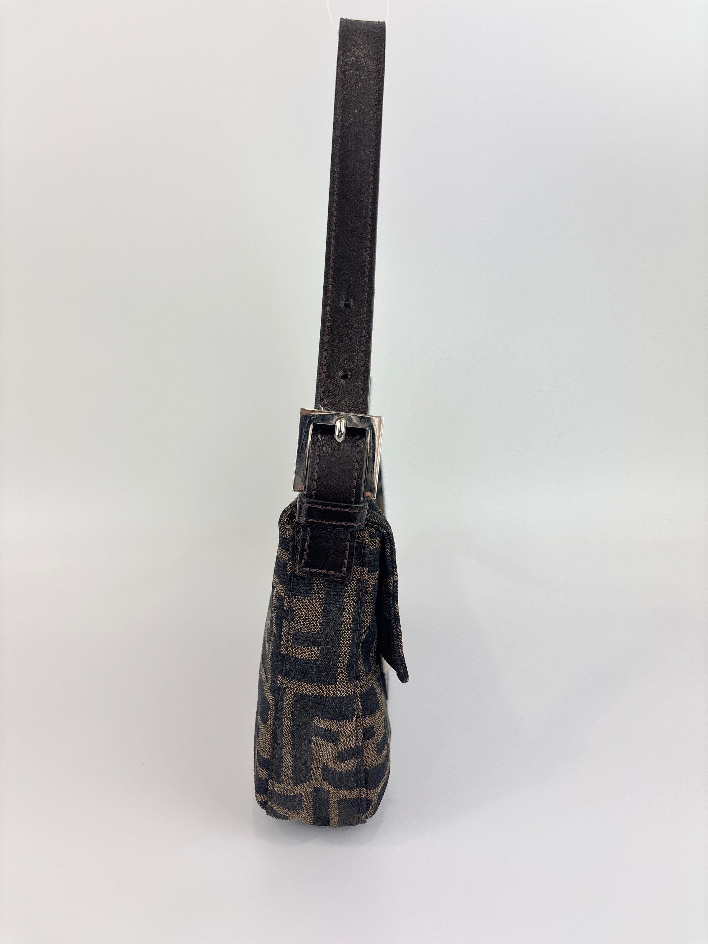 Zucca Tobacco Baguette Shoulder Bag