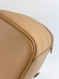 Vintage Vanity Case in Beige GHW - Glampot