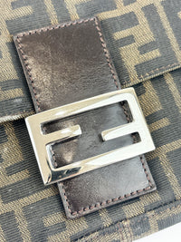 Zucca Tobacco Baguette Shoulder Bag