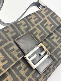 Zucca Tobacco Baguette Shoulder Bag