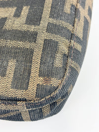 Zucca Tobacco Baguette Shoulder Bag