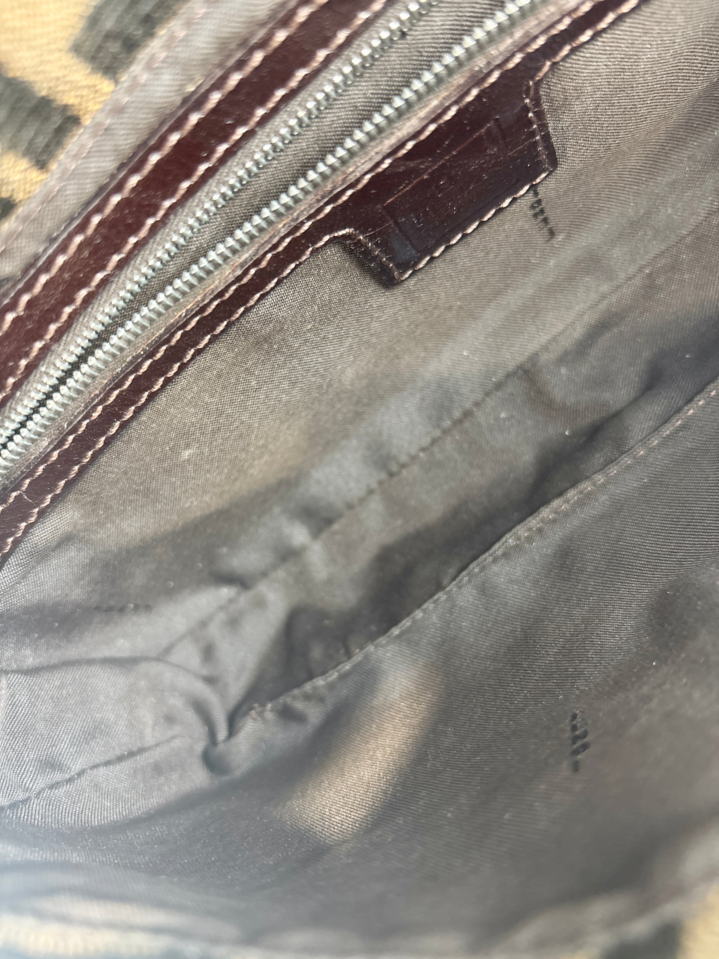 Zucca Tobacco Baguette Shoulder Bag