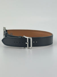 Medor Black Leather Apple Watch Strap 20mm