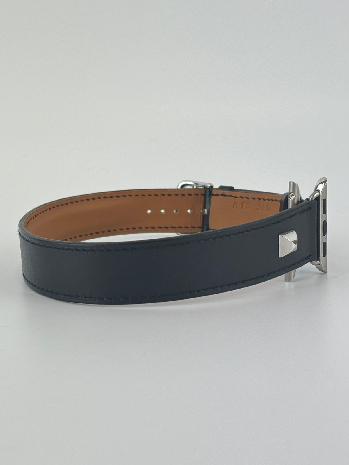 Medor Black Leather Apple Watch Strap 20mm