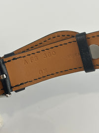 Medor Black Leather Apple Watch Strap 20mm