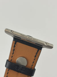 Medor Black Leather Apple Watch Strap 20mm