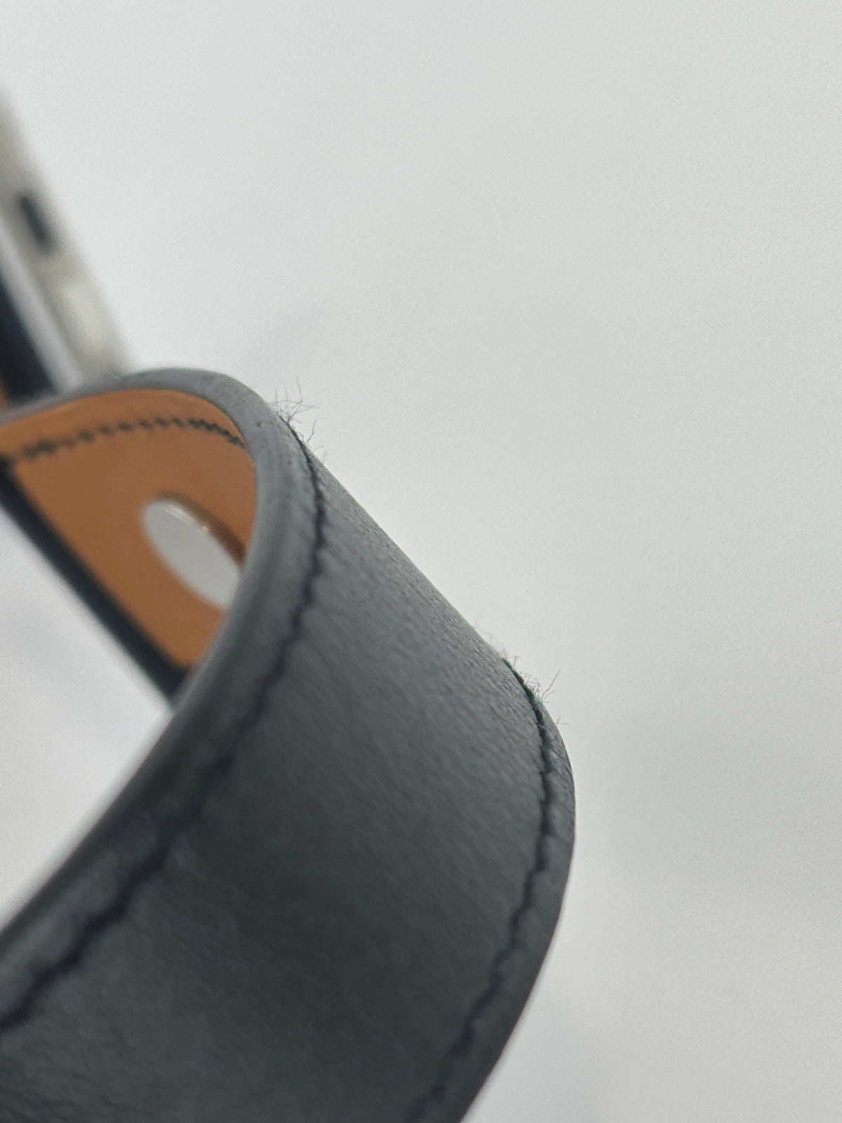 Medor Black Leather Apple Watch Strap 20mm
