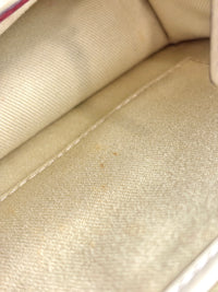 Bicolour Rockstud Glam Lock Chain Bag Neon Pink/White - Glampot