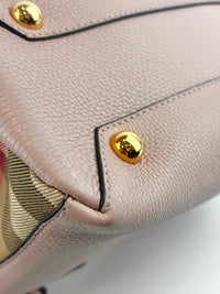 Small Banner House Check Canvas Tote Bag - Glampot