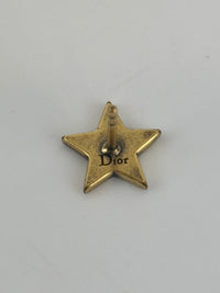Metal Star Heart Mise En Dior Tribal Earrings Black Gold