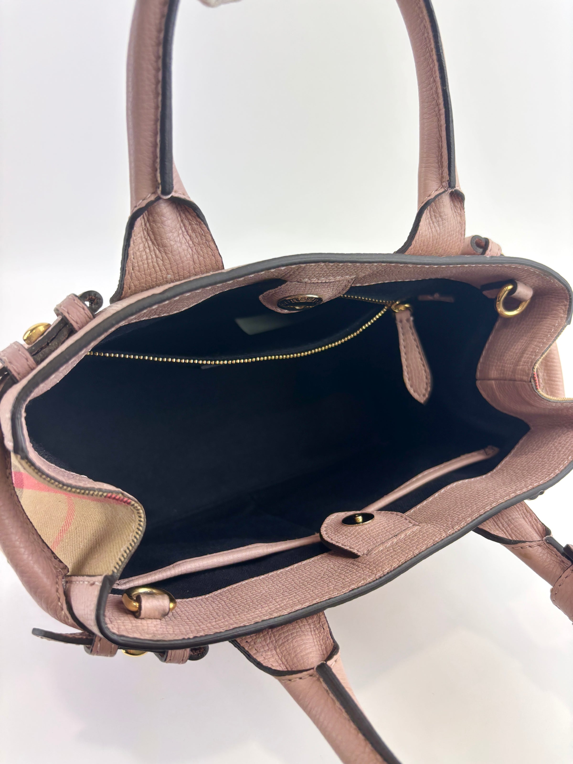 Small Banner House Check Canvas Tote Bag - Glampot