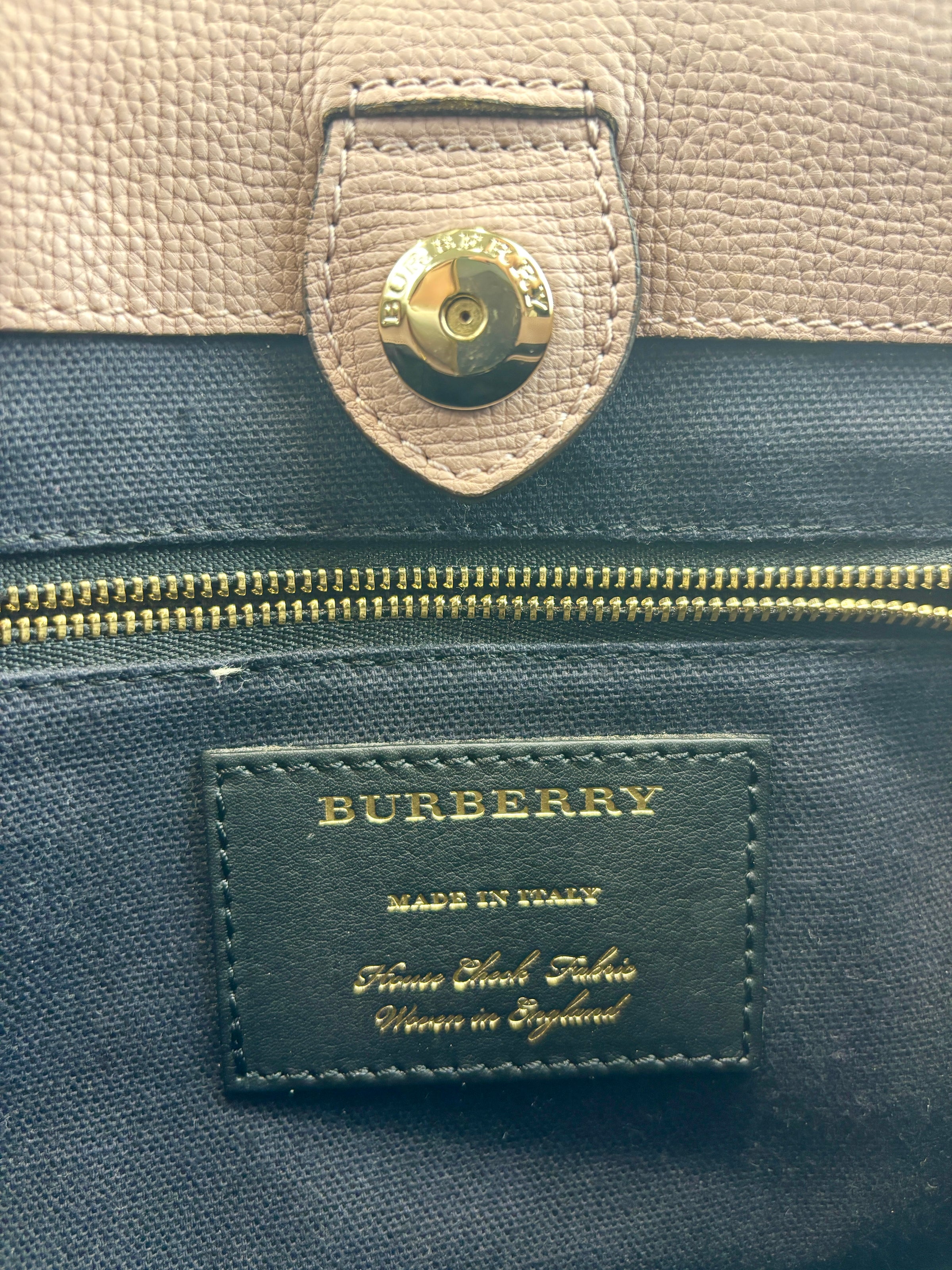 Small Banner House Check Canvas Tote Bag - Glampot