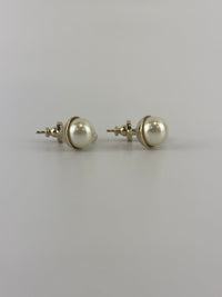 Tribales Faux Pearls Front-Back Earrings
