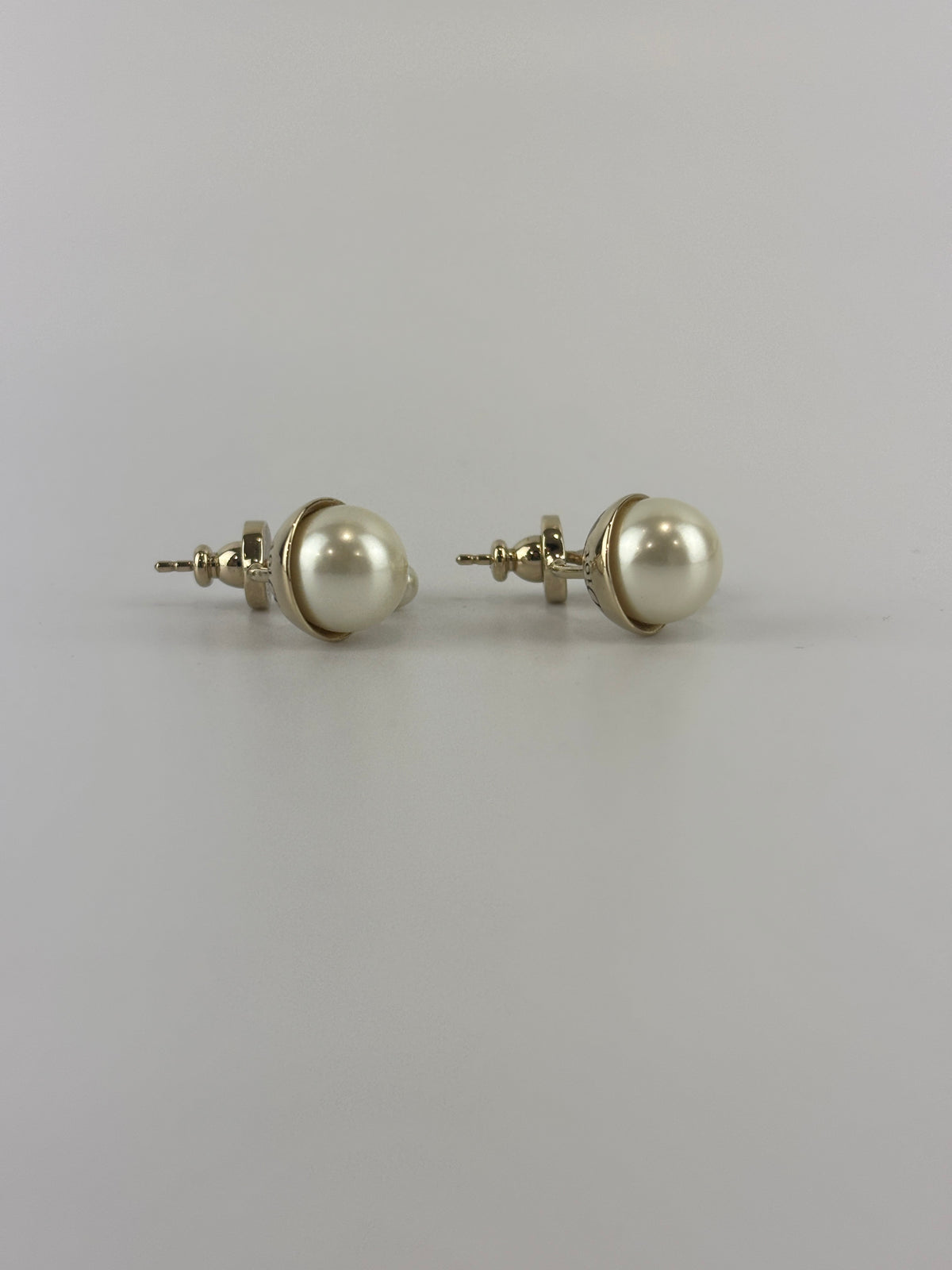 Tribales Faux Pearls Front-Back Earrings