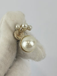 Tribales Faux Pearls Front-Back Earrings