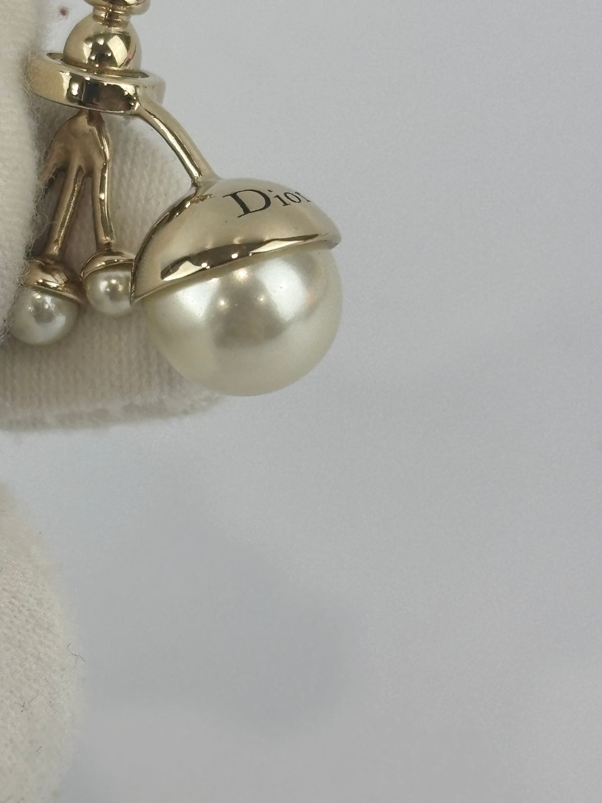 Tribales Faux Pearls Front-Back Earrings
