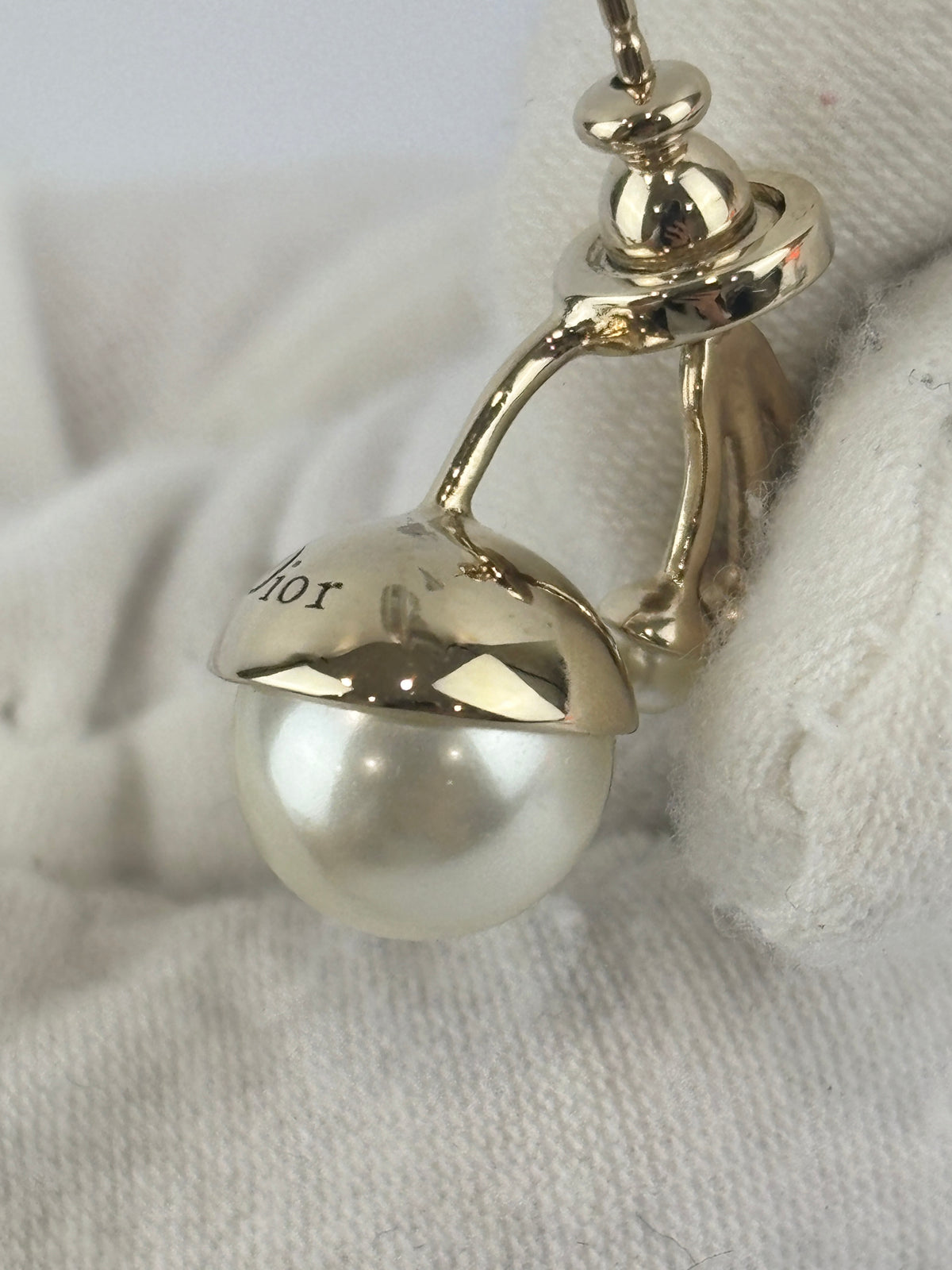 Tribales Faux Pearls Front-Back Earrings