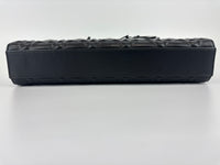 Medium Ultra Matte Lady D-Joy Black Diamond Motif Cannage Calfskin