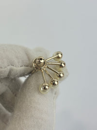 Faux Pearls La Petite Tribale Earrings Fan-Shaped