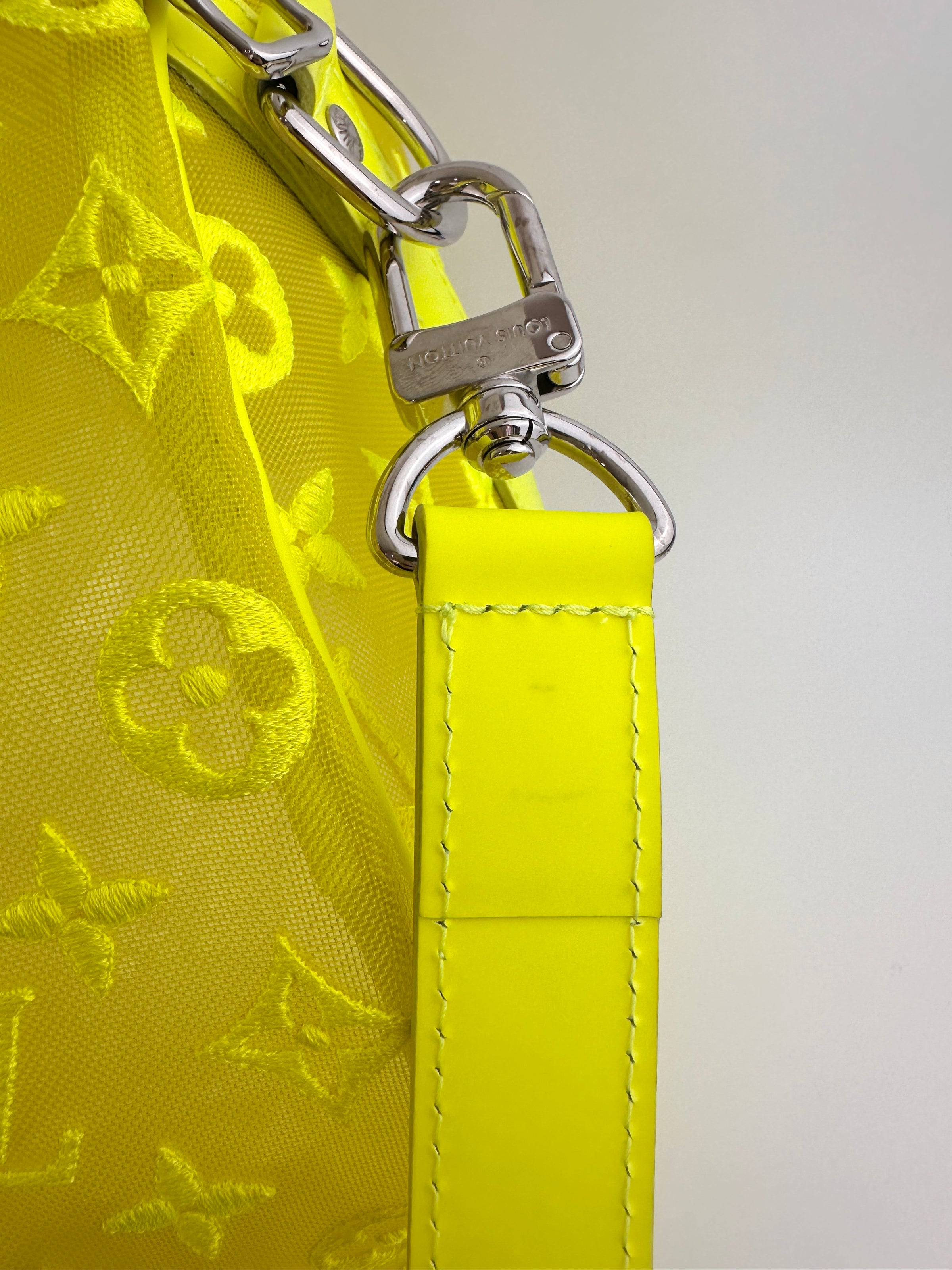 Keepall Bandouliere 50 Monogram See Through Mesh Neon Bag