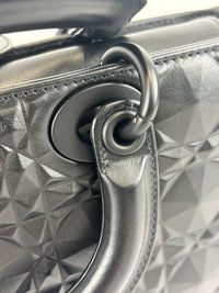 Medium Ultra Matte Lady D-Joy Black Diamond Motif Cannage Calfskin