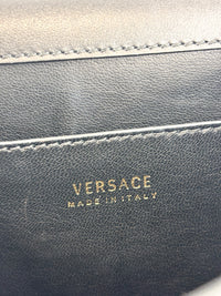 Virtus 3D Flower Small Top Handle Bag Black - Glampot