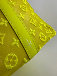 Keepall Bandouliere 50 Monogram See Through Mesh Neon Bag