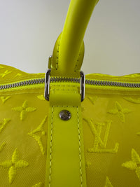Keepall Bandouliere 50 Monogram See Through Mesh Neon Bag