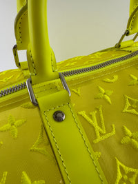 Keepall Bandouliere 50 Monogram See Through Mesh Neon Bag