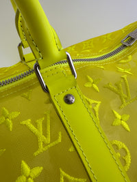 Keepall Bandouliere 50 Monogram See Through Mesh Neon Bag