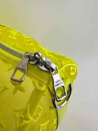 Keepall Bandouliere 50 Monogram See Through Mesh Neon Bag