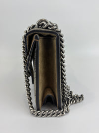 Dionysus Small GG Coated Canvas Crystal Embellished Metal Shoulder Bag