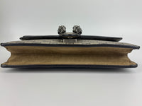 Dionysus Small GG Coated Canvas Crystal Embellished Metal Shoulder Bag