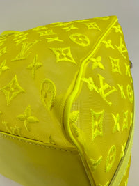 Keepall Bandouliere 50 Monogram See Through Mesh Neon Bag