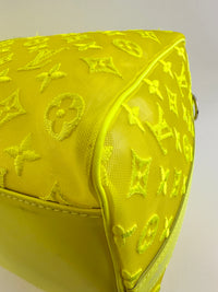 Keepall Bandouliere 50 Monogram See Through Mesh Neon Bag