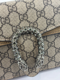 Dionysus Small GG Coated Canvas Crystal Embellished Metal Shoulder Bag