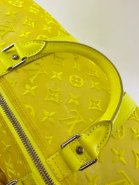 Keepall Bandouliere 50 Monogram See Through Mesh Neon Bag