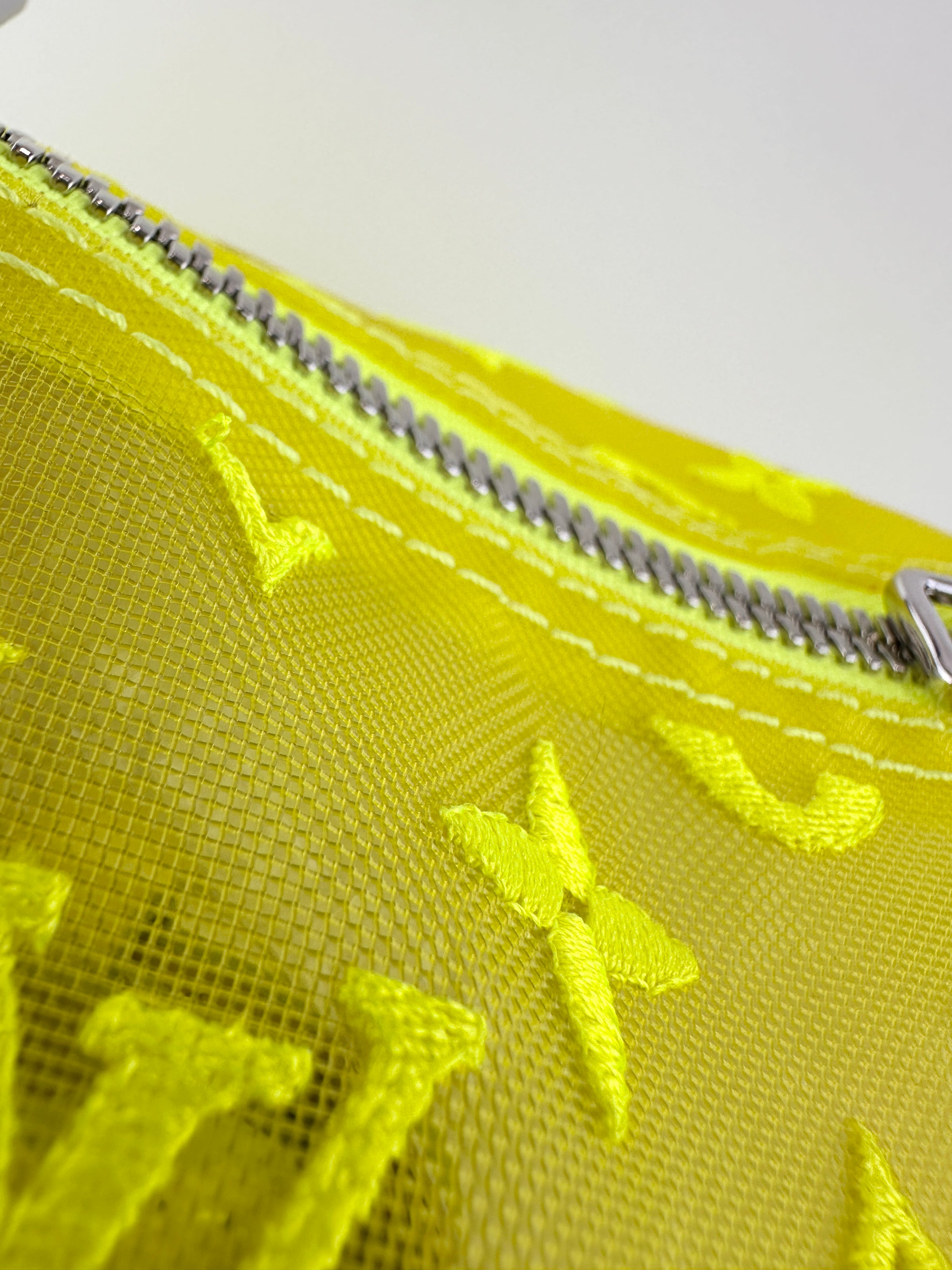 Keepall Bandouliere 50 Monogram See Through Mesh Neon Bag