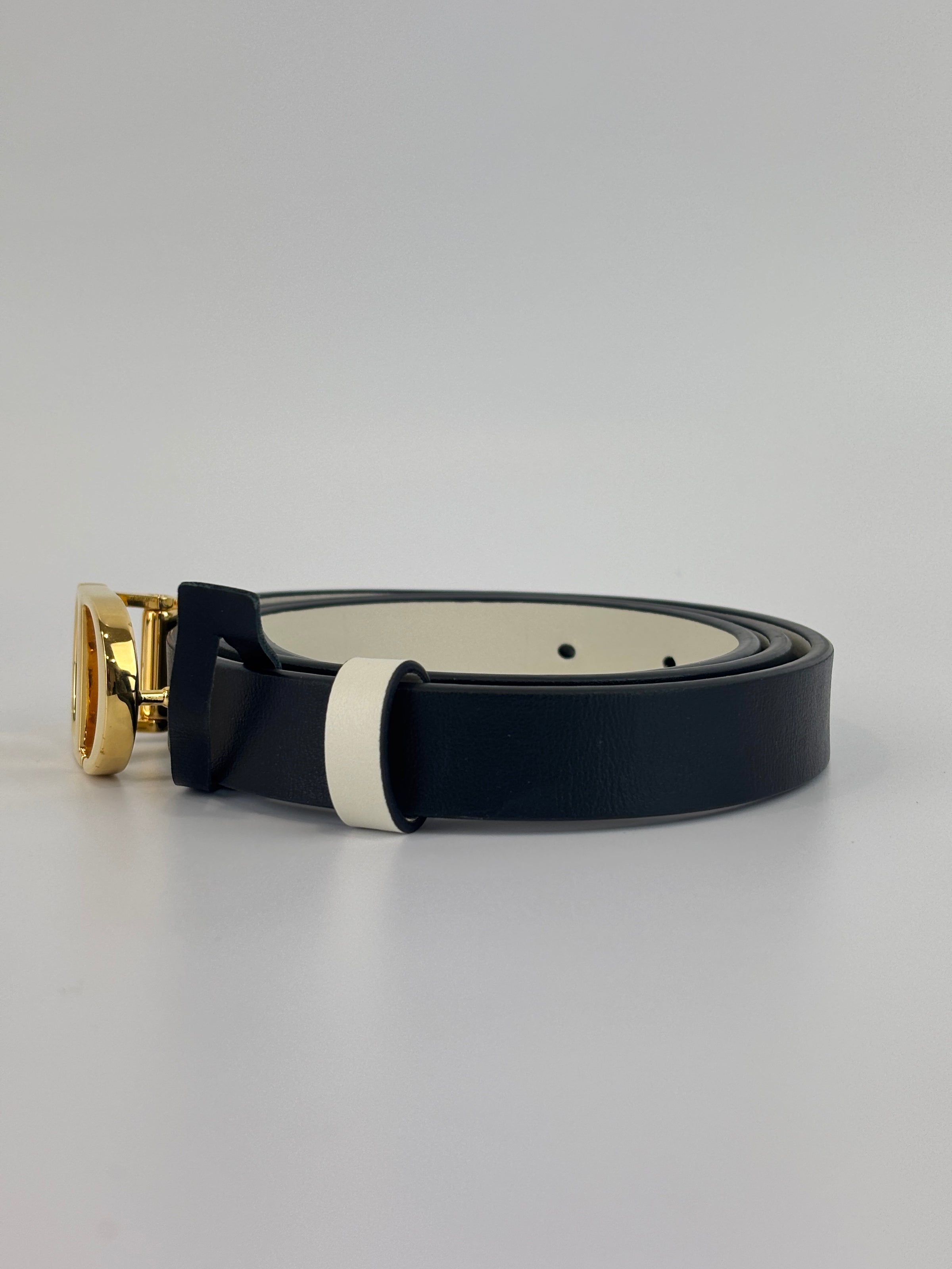 30 Montaigne Reversible Belt Black Size 85