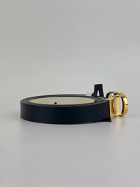 30 Montaigne Reversible Belt Black Size 85