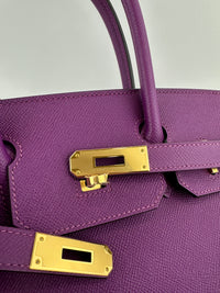 Birkin 30 Anemone Epsom Leather GHW