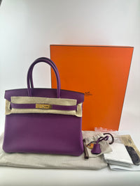 Birkin 30 Anemone Epsom Leather GHW